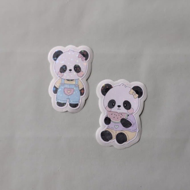 Sticker Duo - Bao der Panda